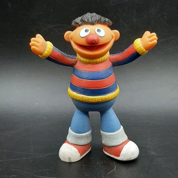 Jim Henson Productions Applause Sesame Street Ernie Bendable Figure Toy Vintage - Picture 1 of 7